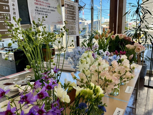 フラワービュッフェありがとうございました