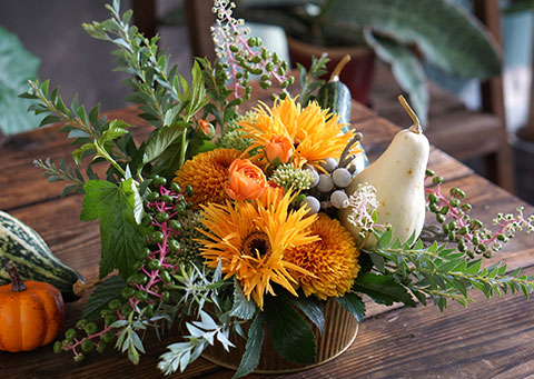 ハロウィンフラワーアレンジキット