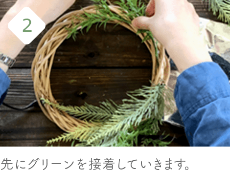 初夏の紫陽花リースキット