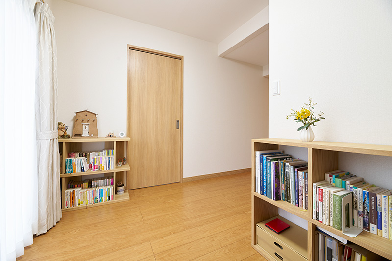 上がり框を曲線に