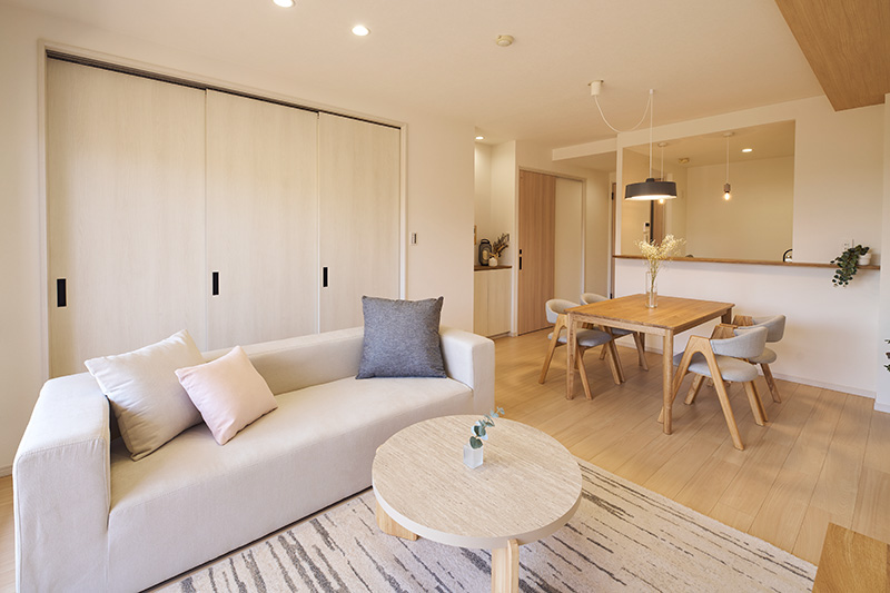 引き戸で独立できる部屋づくり