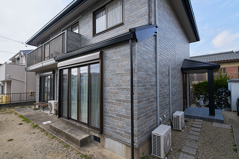 オシャレな柄の外壁