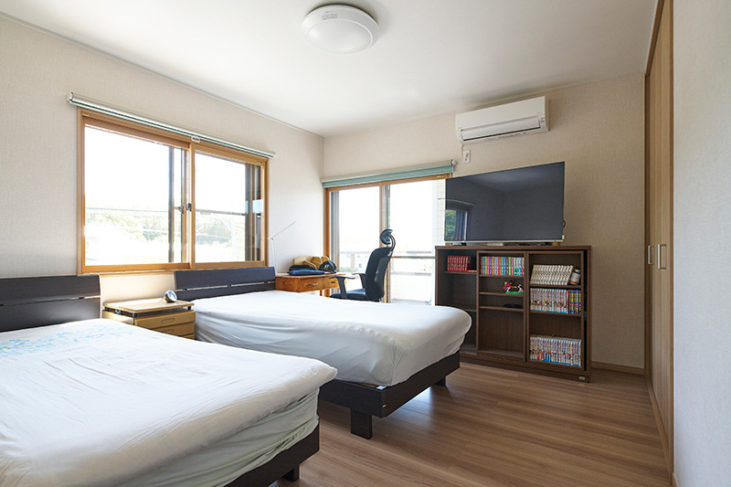 帰ってきたときにくつろげる洋室