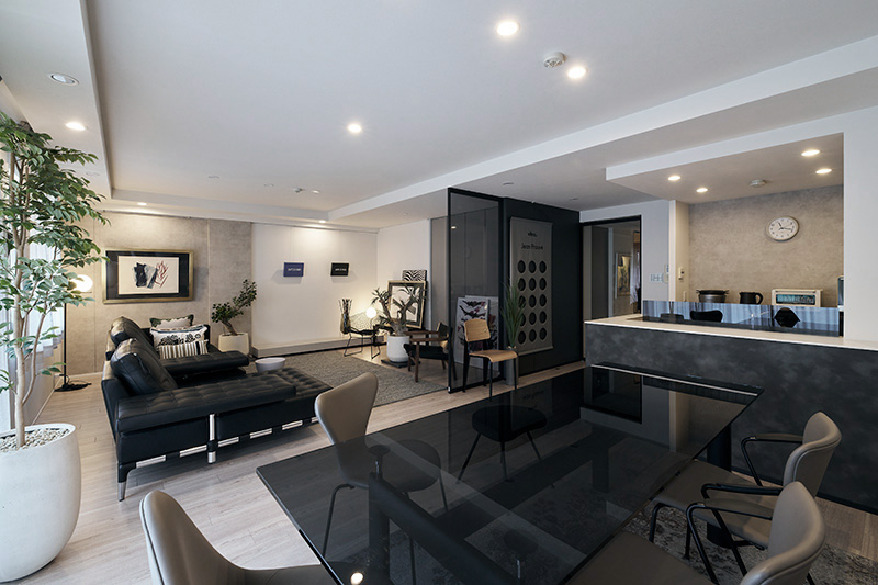 意匠的にも美しいリビングダイニング