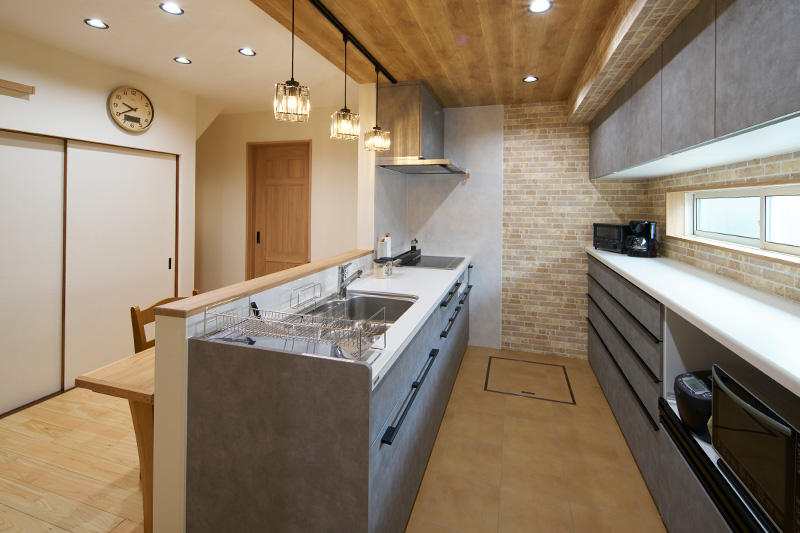 施工後キッチン