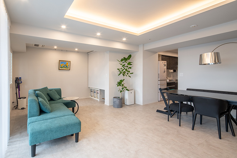 おもちゃ収納が見えるLD