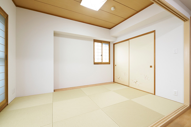 明るくなった和室