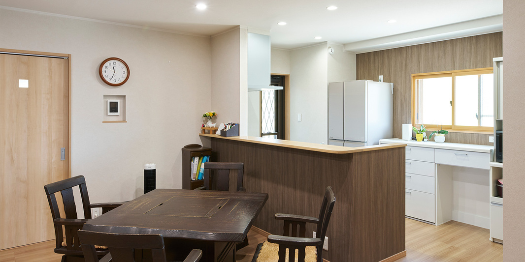 名古屋市緑区の施工事例　木のぬくもりと家族の記憶