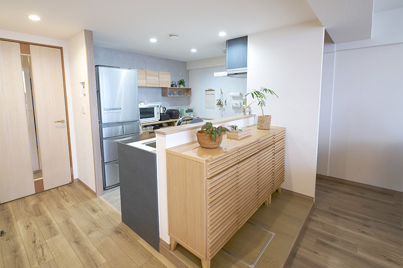 1年越しの夢、土間収納とともに。