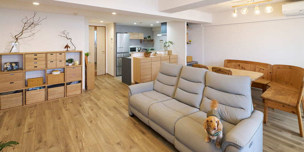 名古屋市天白区の施工事例　1年越しの夢、土間収納とともに。