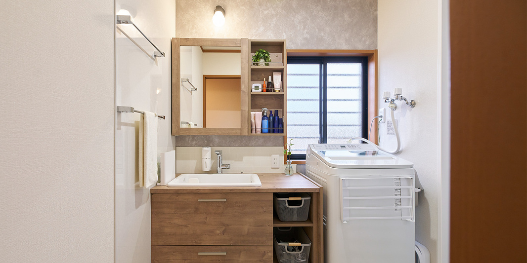 愛西市の施工事例　Living Vanity
