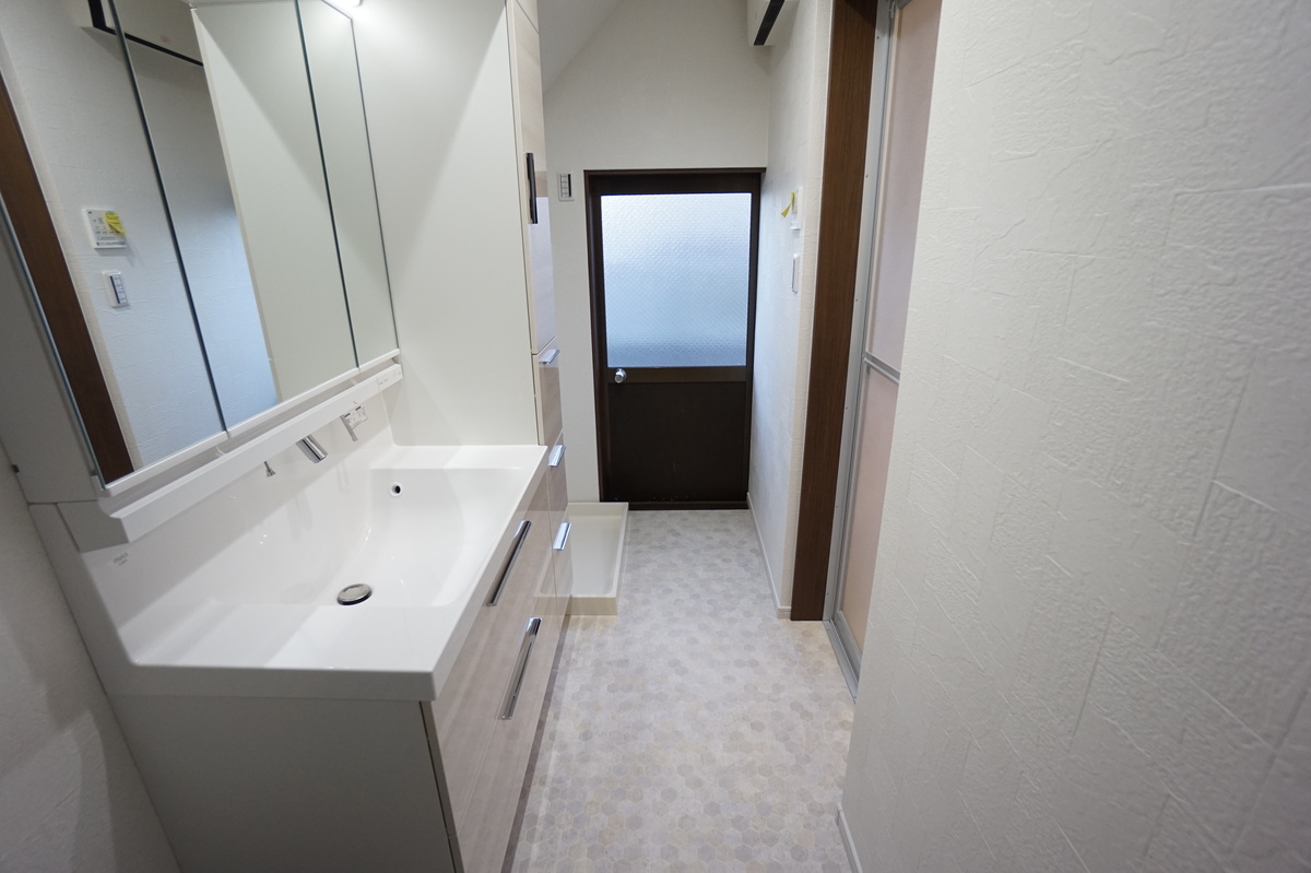 コンパクトでも使いやすい洗面所