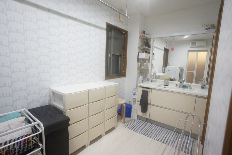 家事がしやすい洗面まわり