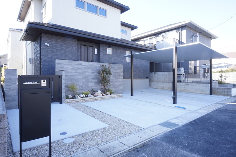 程よく隠して迎える玄関