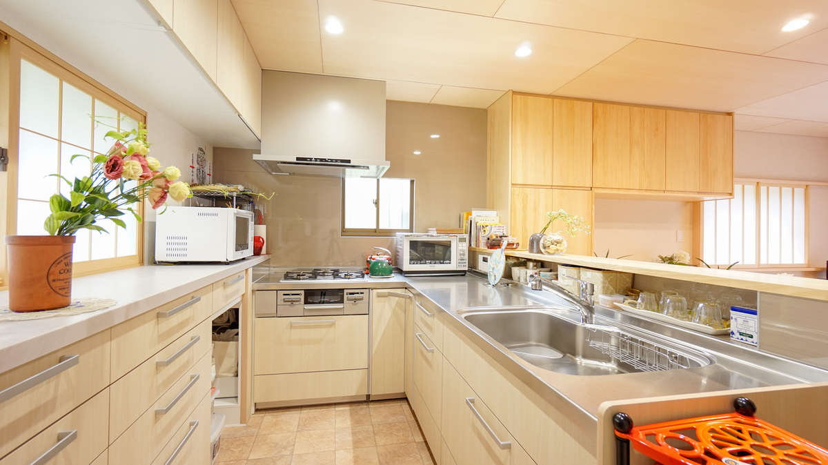 清掃性に優れたステンレスキッチン