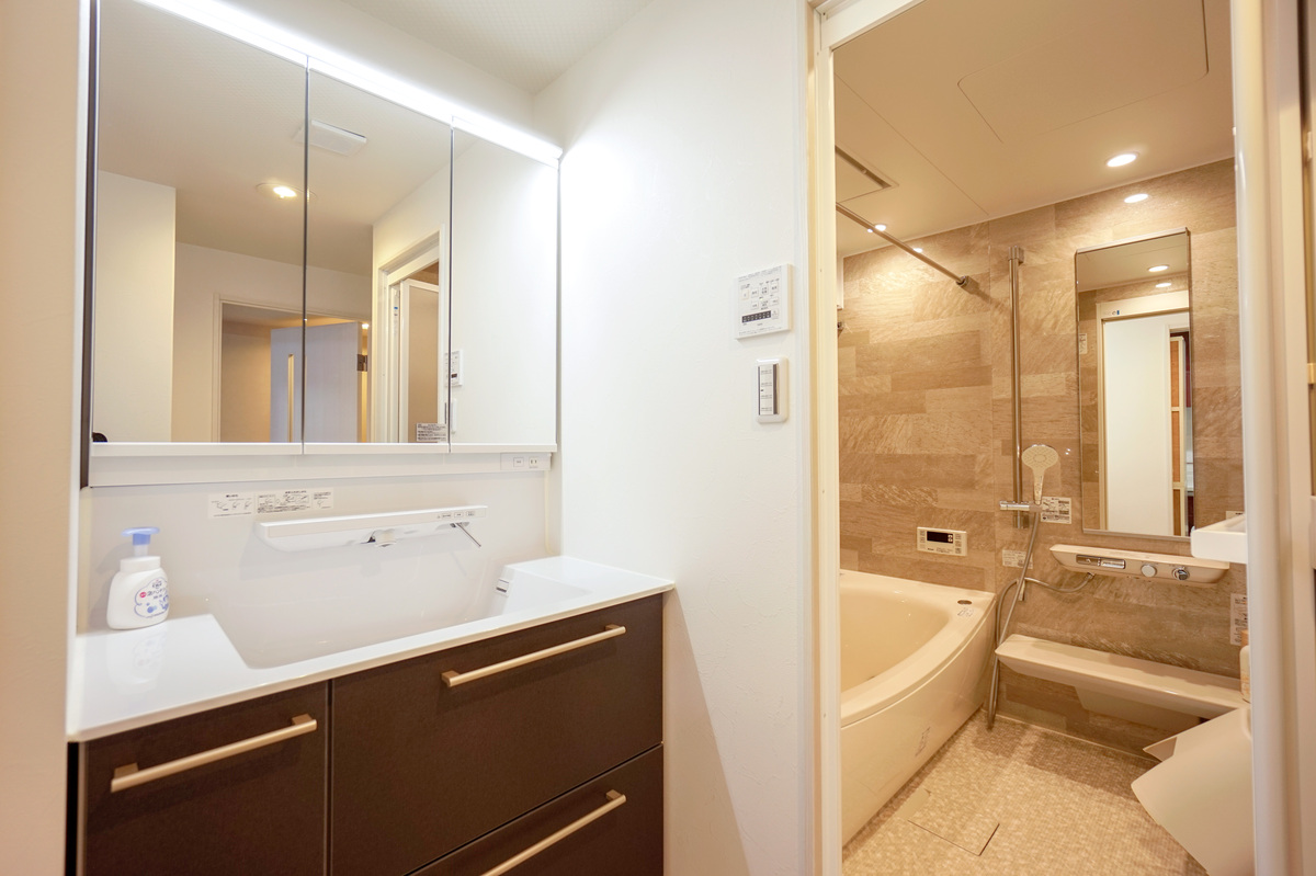 統一感のある上品な水まわり