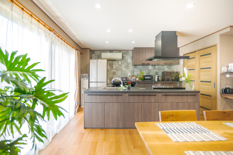 憧れのキッチンが主役のLDK