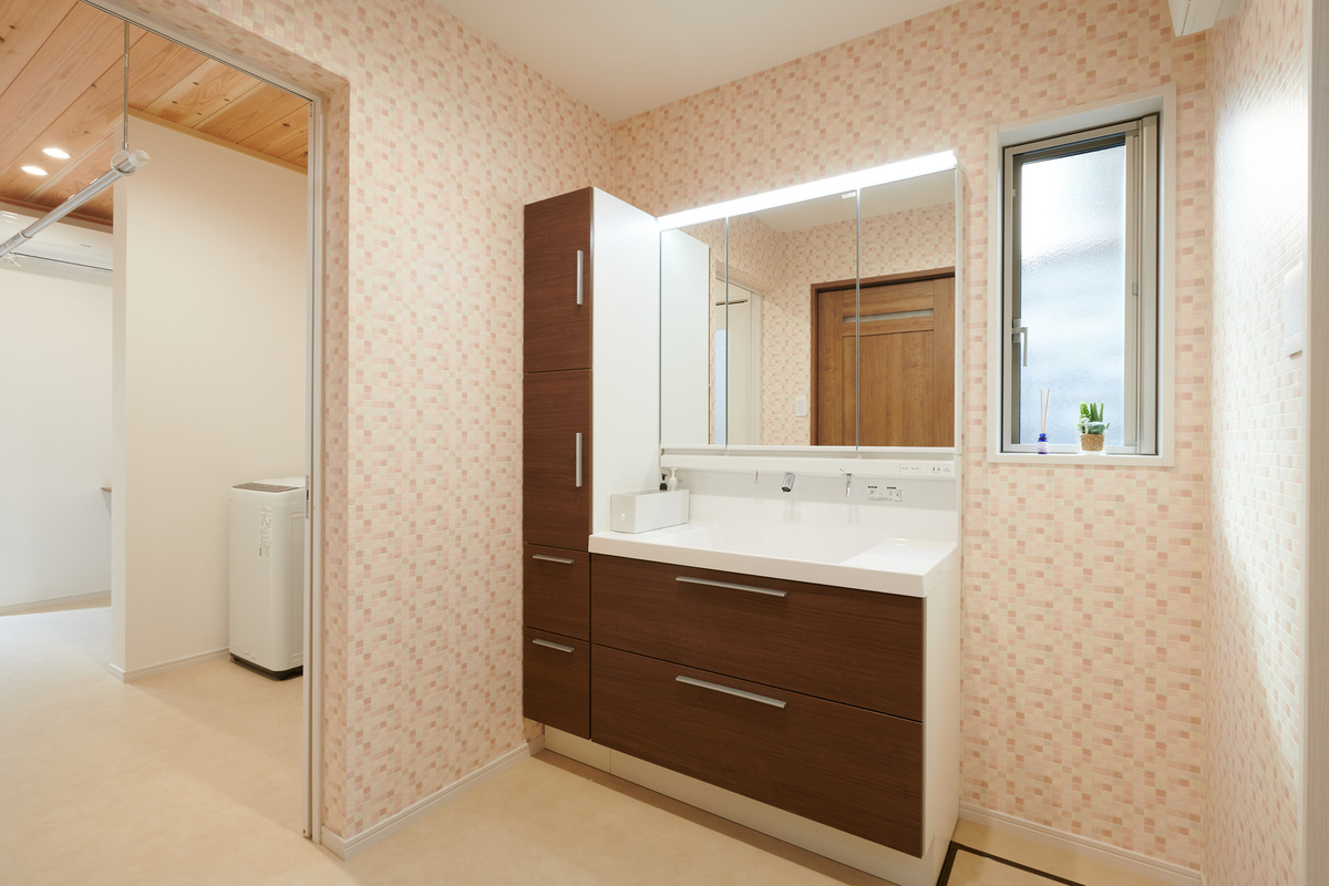 使いやすい洗面収納空間