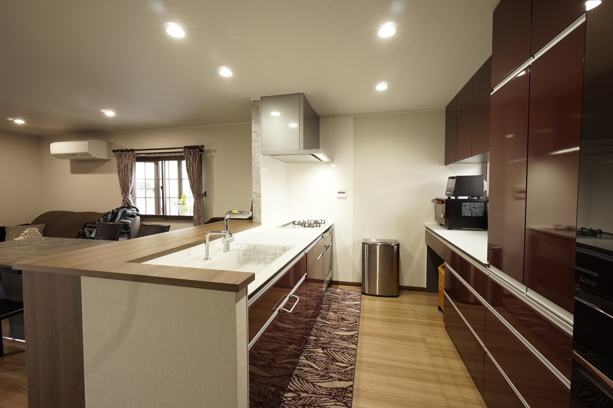 清潔感ある使いやすいキッチン