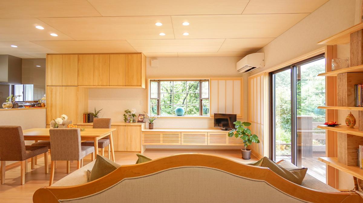 名古屋市緑区の施工事例　景色を活かした和モダンLDK