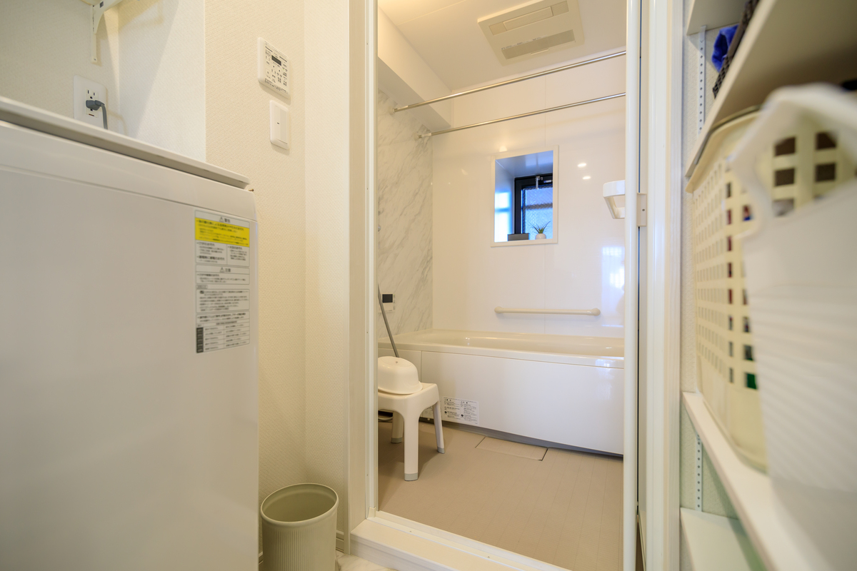 開放感あるユニットバス空間