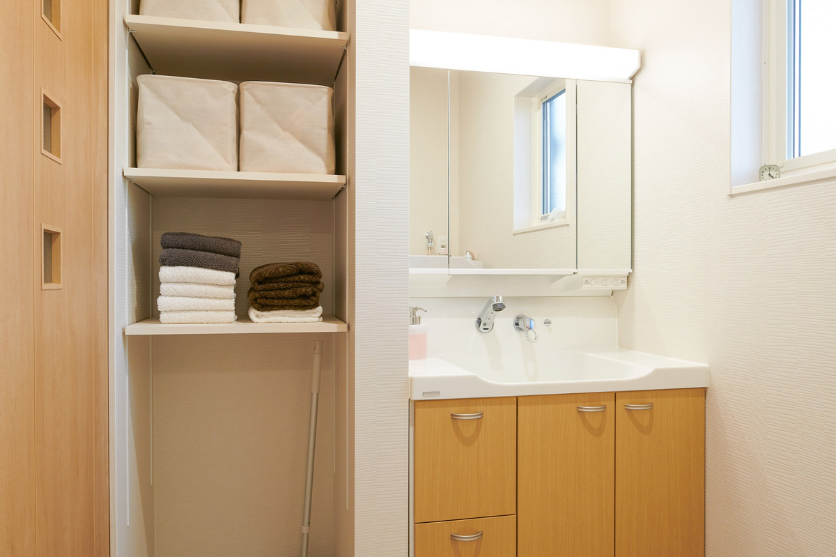 日進市の施工事例　家族みんなにうれしい浴室・洗面空間