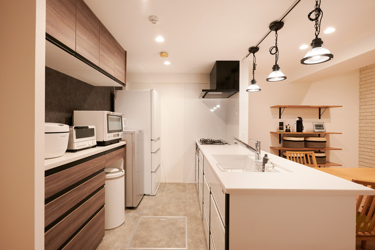 家事導線が整った使いやすいキッチン