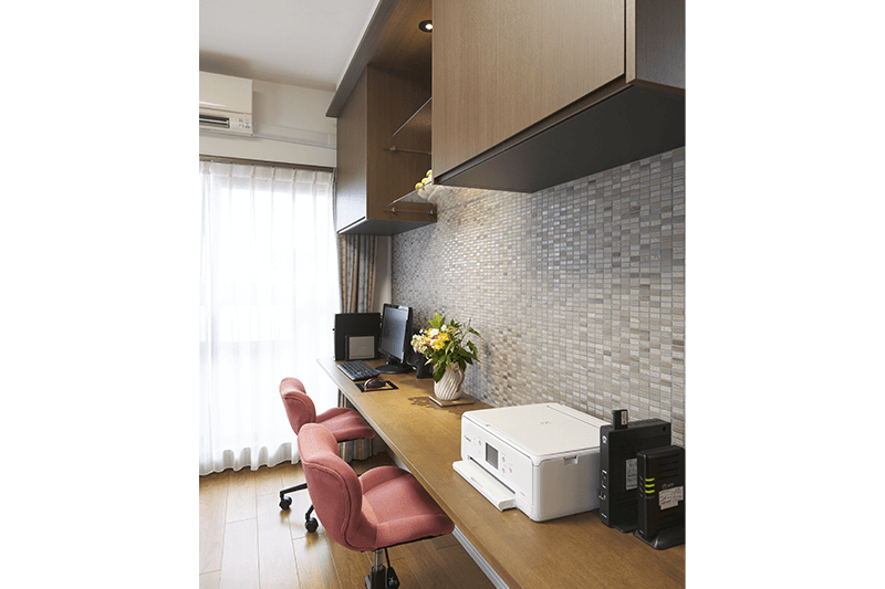 ワークスペース 造作収納