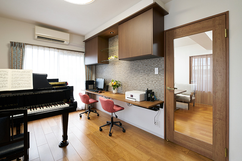 ピアノ　眺める