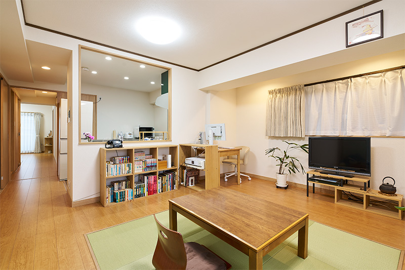 過ごしやすいリビング