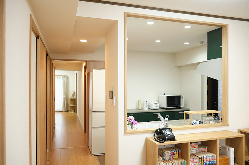 明るくなったキッチン