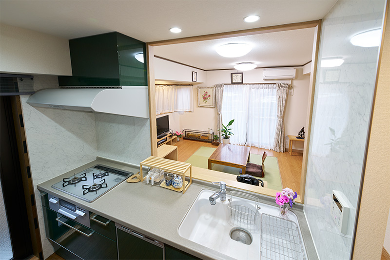 理想通りのキッチン
