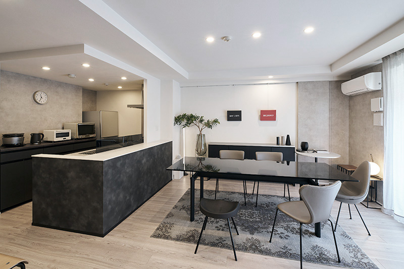 梁型を工夫して広々とした空間に