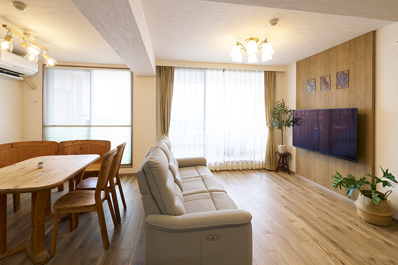 くつろげるリビング