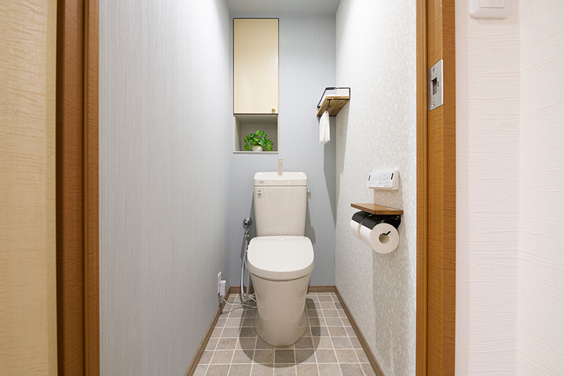 清潔感のあるトイレ