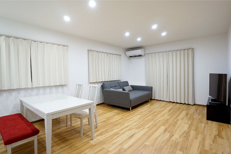 ゆったりとしたダイニング